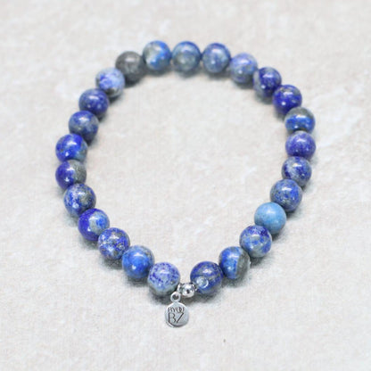 CLASSIC LAPIS LAZULI LIGHT | lapis lazuli armband | 8mm| Relaxed Fit