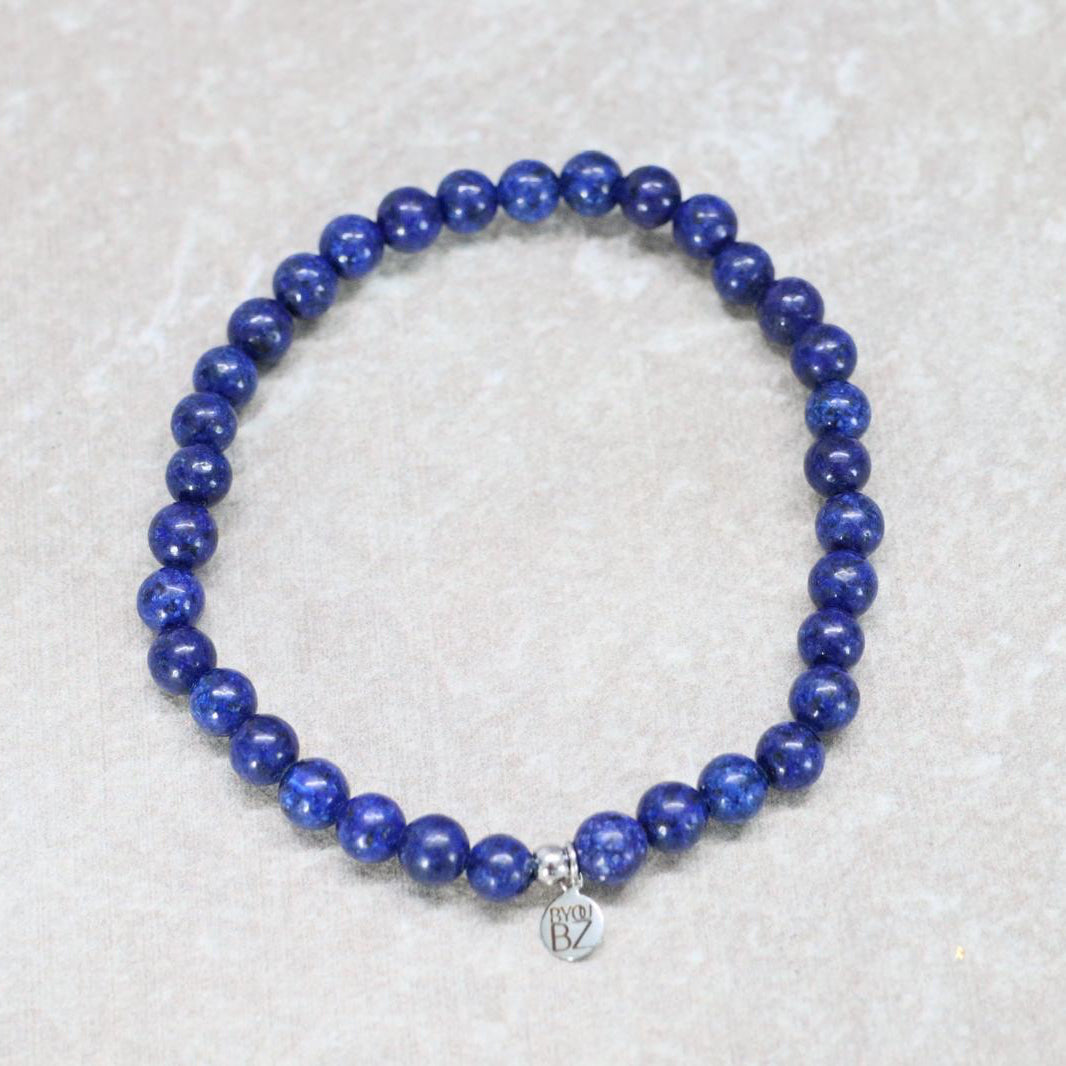 CLASSIC LAPIS LAZULI | lapis lazuli armband | 6mm | Relaxed Fit