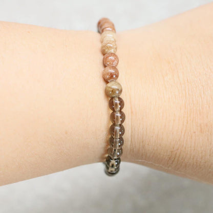 SAHARA DUNE | Natuursteen armband mix | 6mm| Relaxed Fit