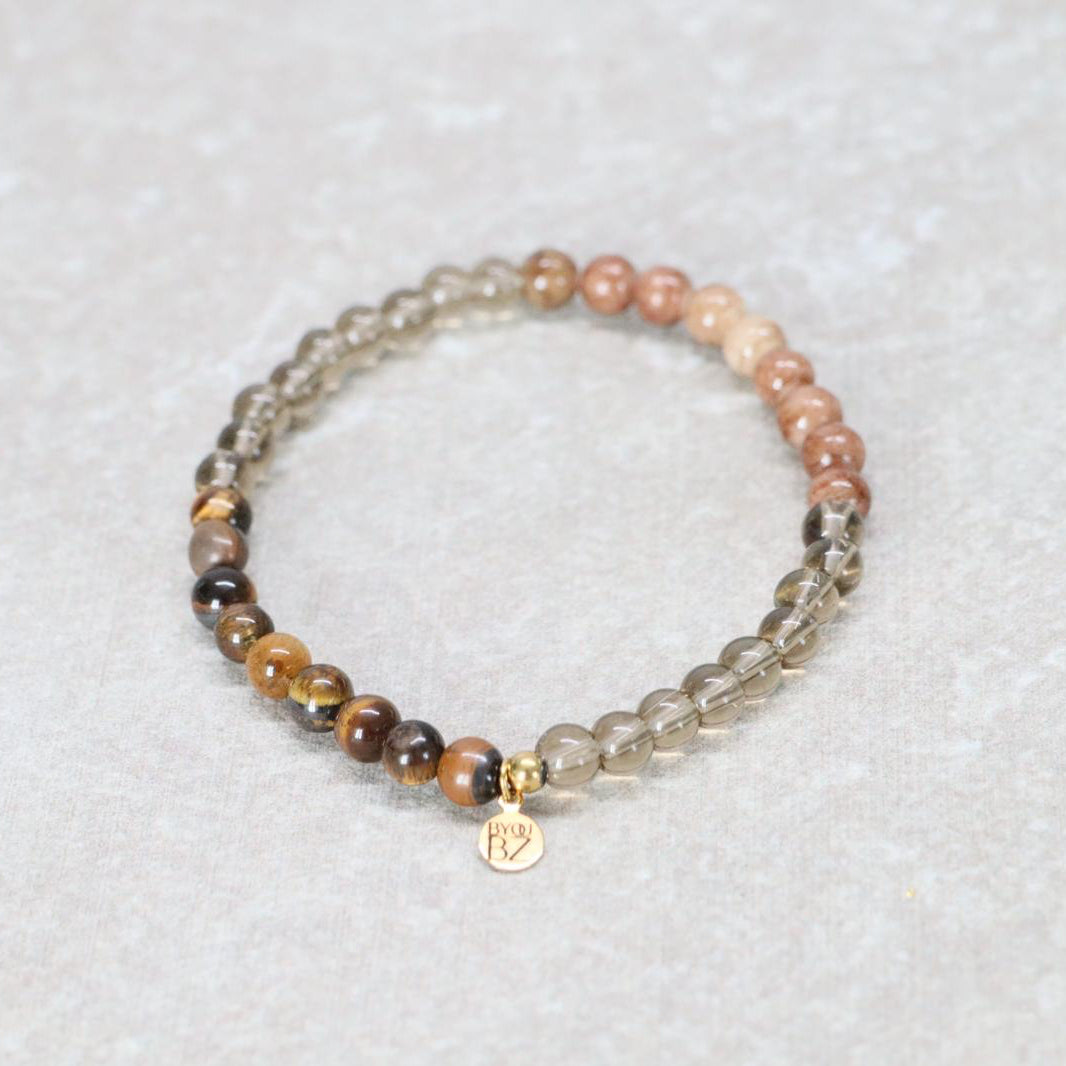 SAHARA DUNE | Natuursteen armband mix | 6mm| Relaxed Fit