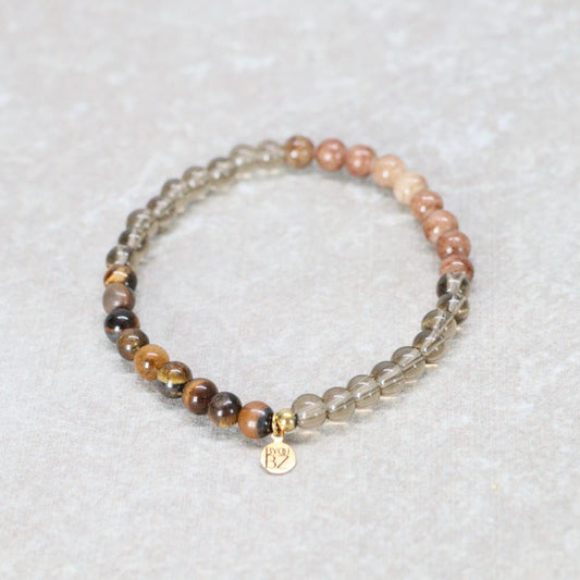 SAHARA DUNE | Natuursteen armband mix | 6mm| Relaxed Fit