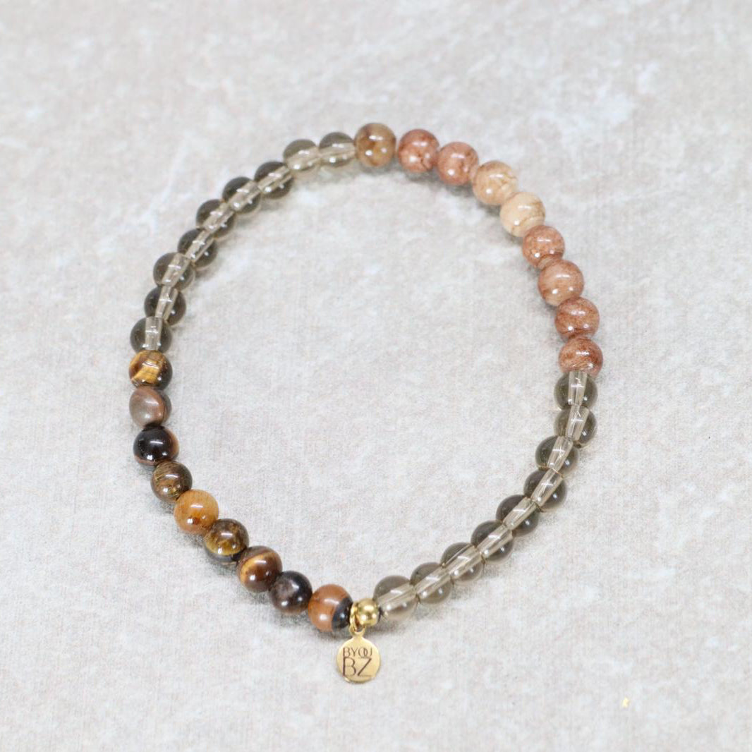 SAHARA DUNE | Natuursteen armband mix | 6mm| Relaxed Fit