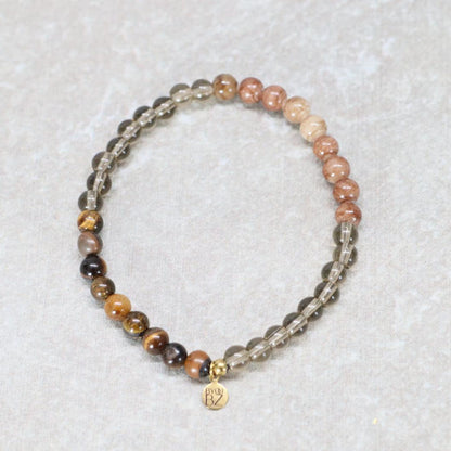 SAHARA DUNE | Natuursteen armband mix | 6mm| Relaxed Fit