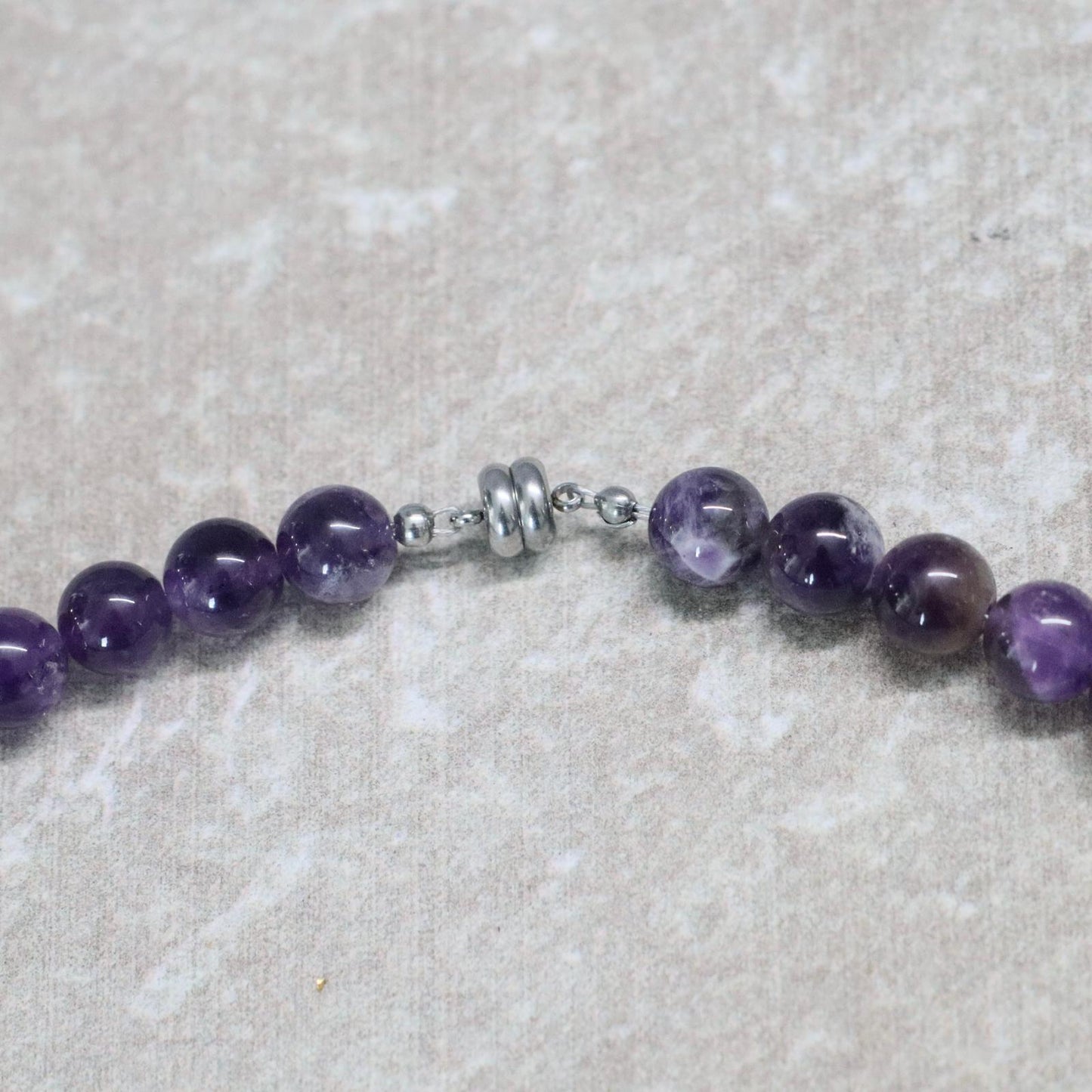 CLASSIC Amethist | Ketting | 8mm | Magneetsluiting | 45cm