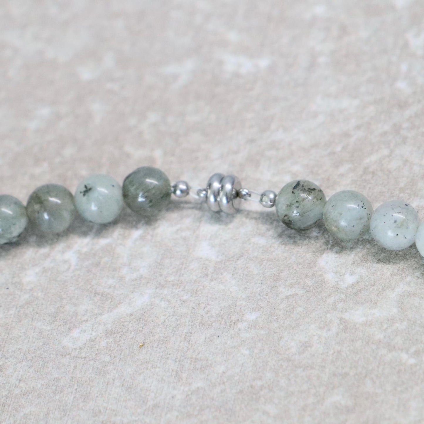CLASSIC Labradoriet | Ketting | 8mm | Magneetsluiting | 45cm
