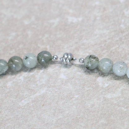 CLASSIC Labradoriet | Ketting | 8mm | Magneetsluiting | 45cm