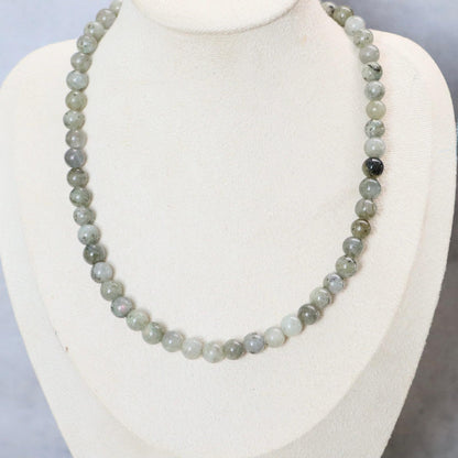 CLASSIC Labradoriet | Ketting | 8mm | Magneetsluiting | 45cm