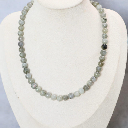 CLASSIC Labradoriet | Ketting | 8mm | Magneetsluiting | 45cm