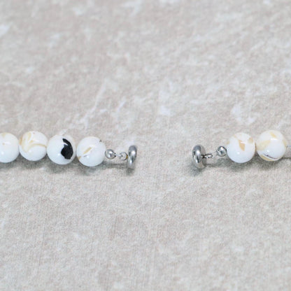 CLASSIC Schelp Turkoois | Ketting | 8mm | Magneetsluiting | 45cm