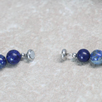 CLASSIC Lapis Lazuli | Ketting | 8mm | Magneetsluiting | 45cm