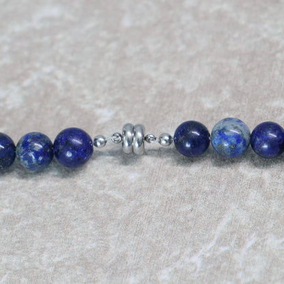 CLASSIC Lapis Lazuli | Ketting | 8mm | Magneetsluiting | 45cm