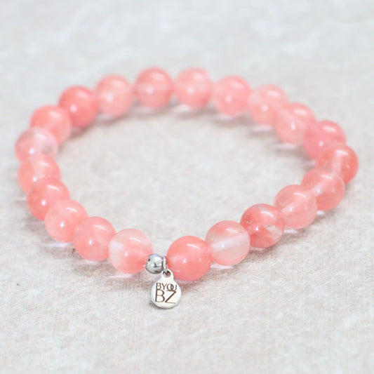 CLASSIC WATERMELOENKWARTS | Watermeloenkwarts armband | 8 mm
