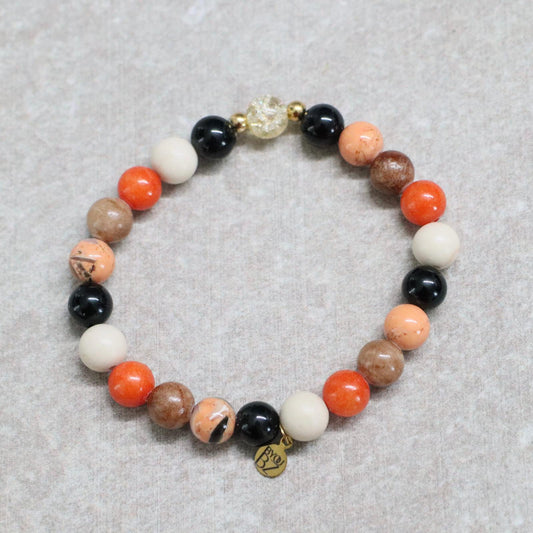 CANYON SPIRIT | Natuursteen armband mix | 8mm | Normal Fit