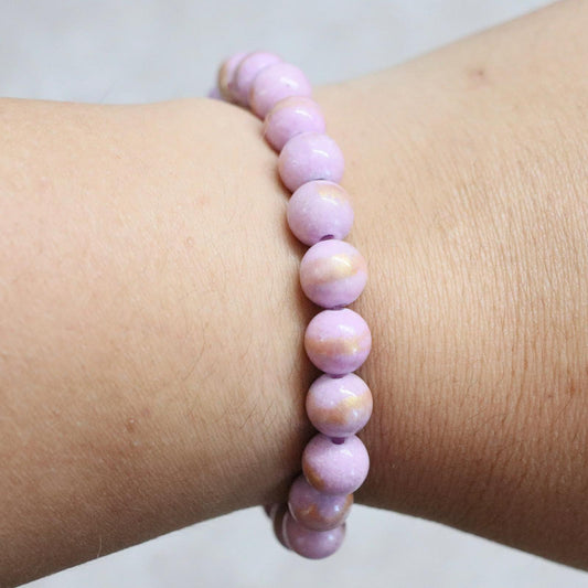 MAUI LILAC | Natuursteen armband | 8mm | Normal Fit