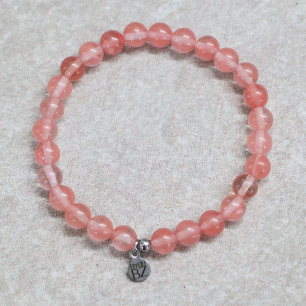 CLASSIC WATERMELOENKWARTS | Watermeloenkwarts armband | 6 mm | Normal Fit