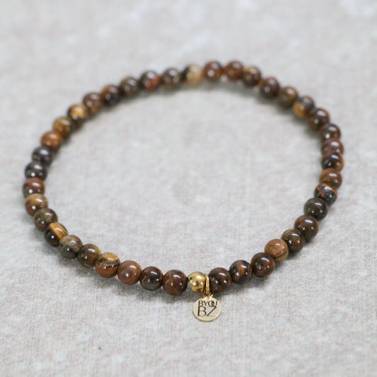 TIJGEROOG | Tijgeroog armband | 4 mm | Normal Fit