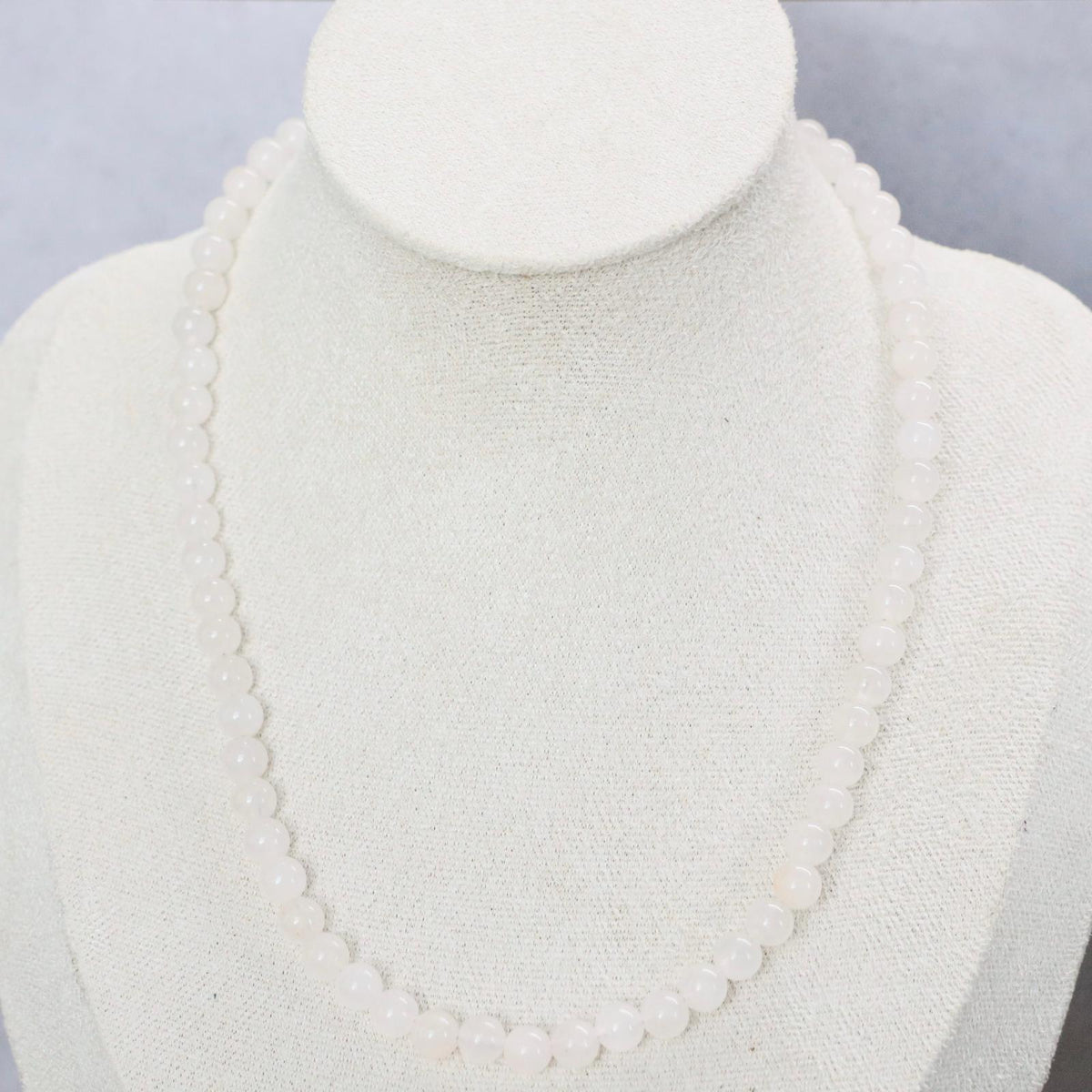 CLASSIC Rozenkwarts | Ketting | 6mm | Kreeftsluiting | 45cm