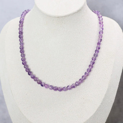 CLASSIC Amethist | Ketting | 6mm | Magneetsluiting | 45cm
