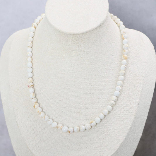 CLASSIC Schelp Turkoois | Ketting | 6mm | Magneetsluiting | 45cm