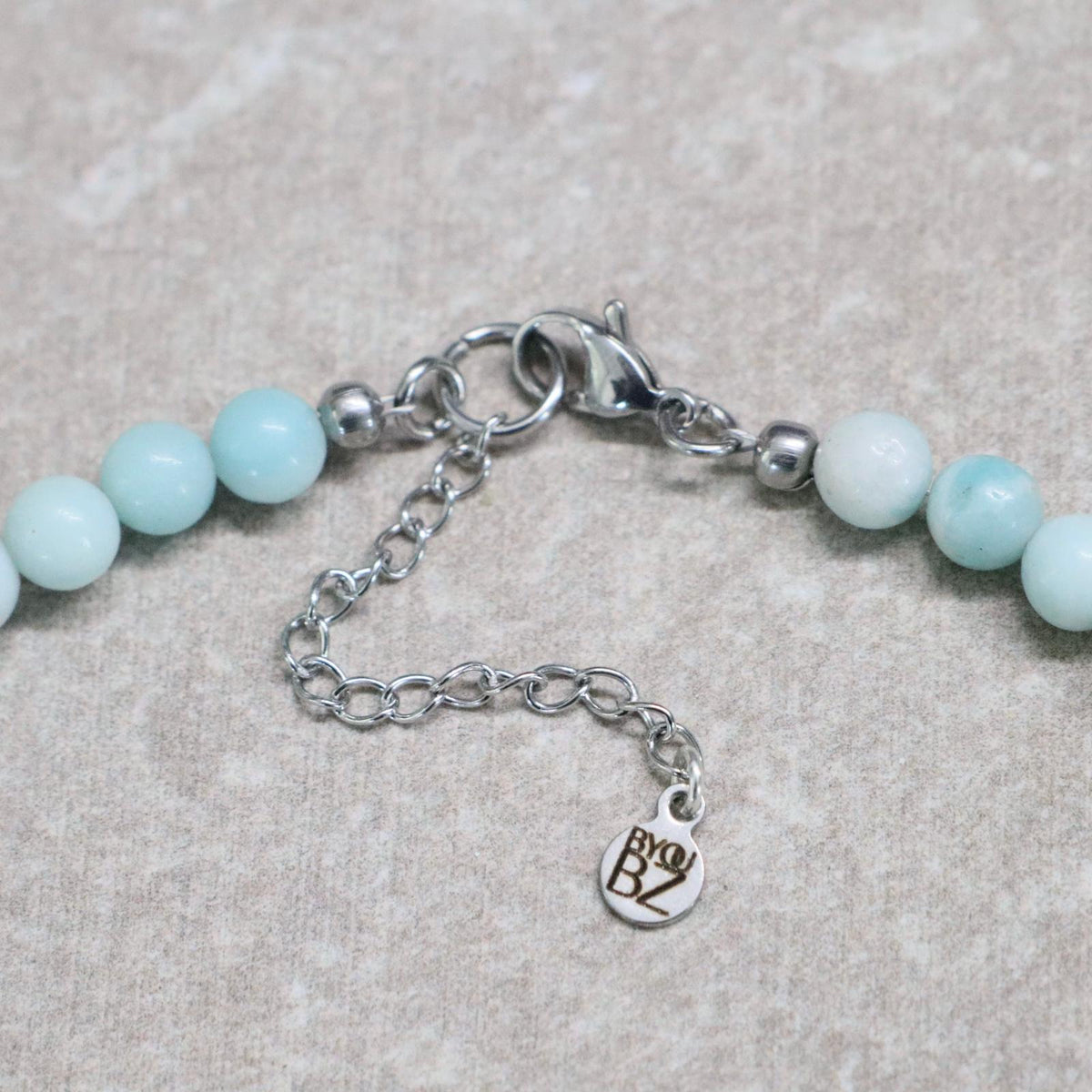 CLASSIC Amazoniet | Ketting | 6mm | Kreeftsluiting | 45cm