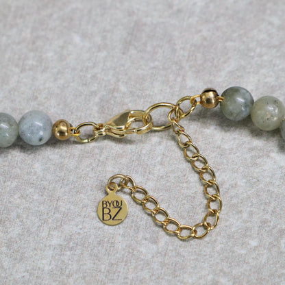 CLASSIC Labradoriet | Ketting | 6mm | Kreeftsluiting | 45cm
