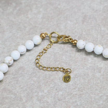 CLASSIC Schelp Turkoois | Ketting | 6mm | Kreeftsluiting | 45cm