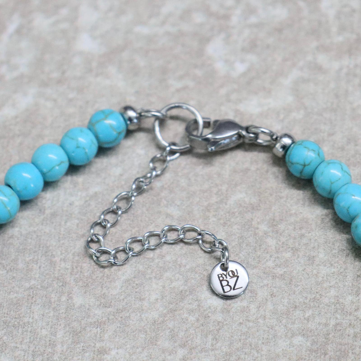 CLASSIC Blauwe Howliet | Ketting | 6mm | Kreeftsluiting | 45cm