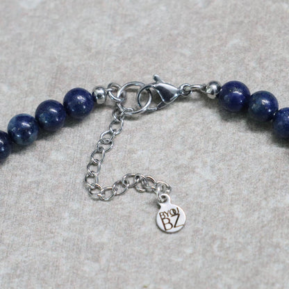 CLASSIC Lapis Lazuli | Ketting | 6mm | Kreeftsluiting | 45cm