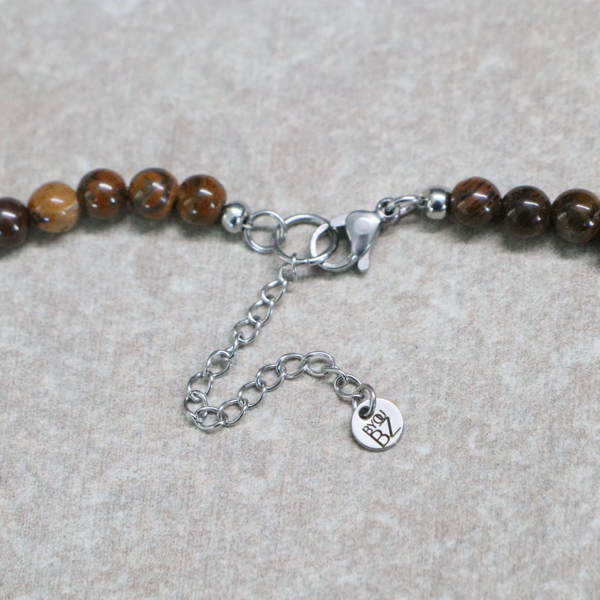 CLASSIC Tijgeroog | Ketting | 6mm | Kreeftsluiting | 45cm