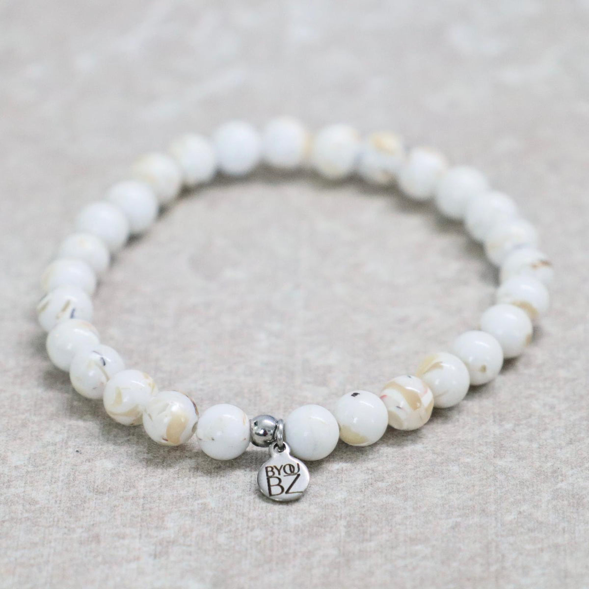 CLASSIC Schelp Turkoois | Armband | 6 mm | Normal Fit