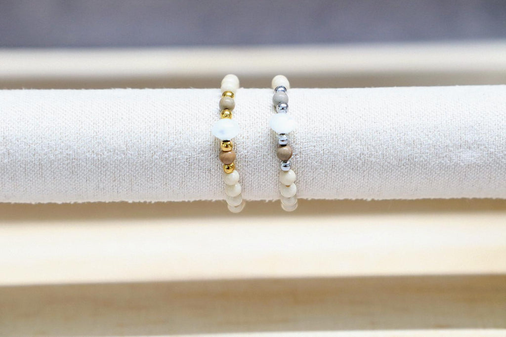 🐚✨ SHELLIGHT RING | WIT | GOUD ✨🐚