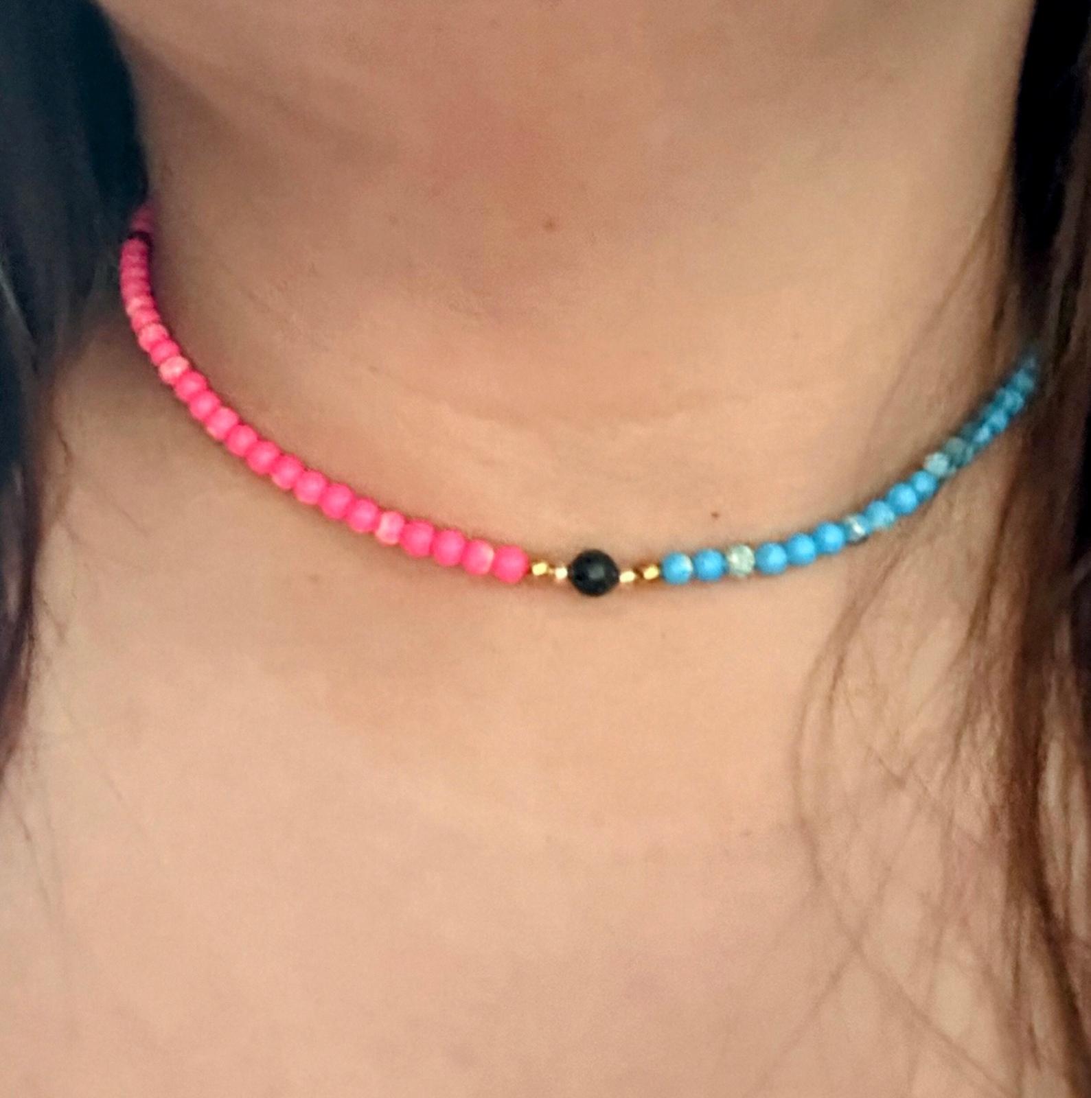 🌊🌺 PINK SANDS BAY 🌺🌊 | 4mm | 40cm