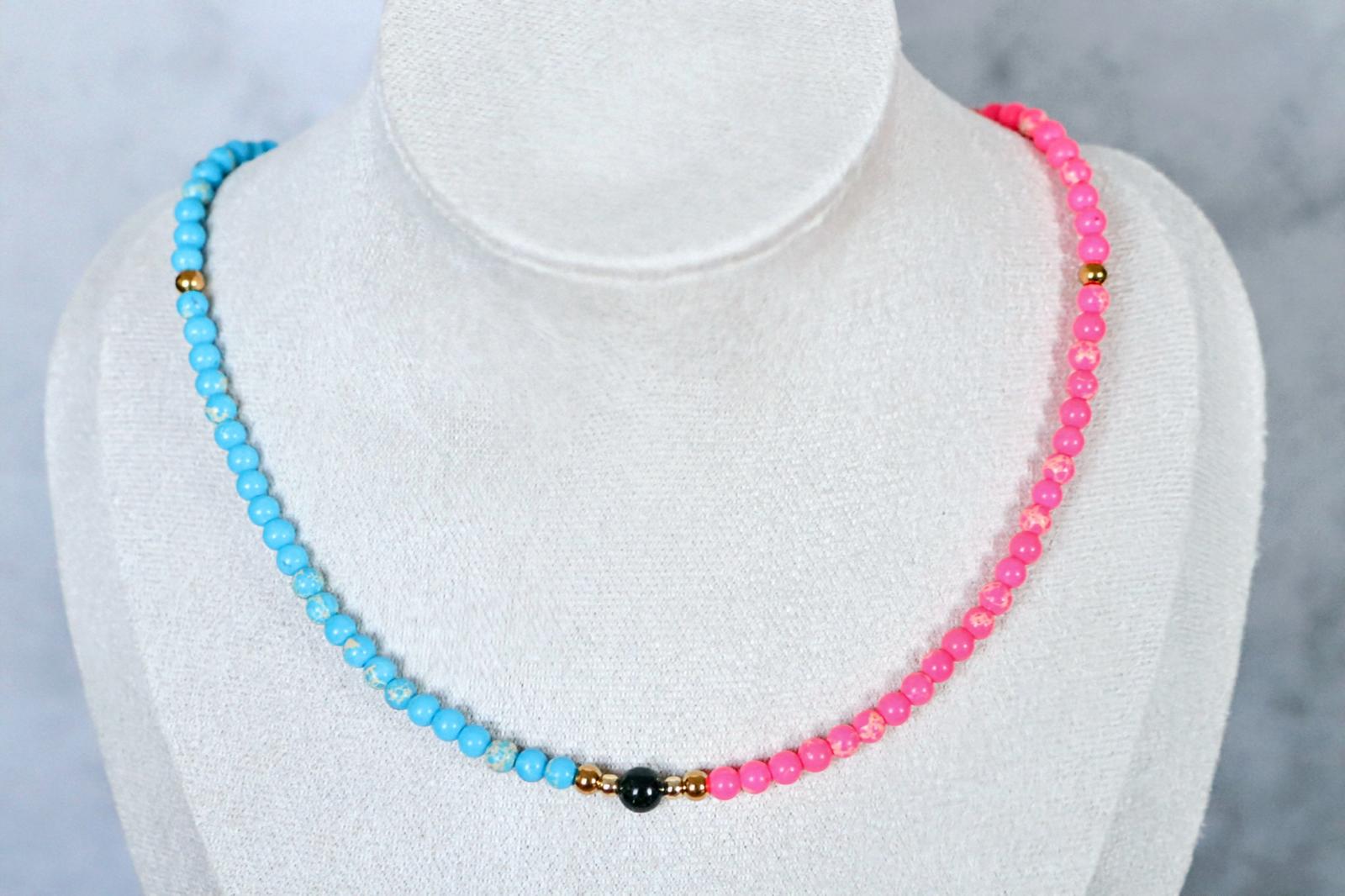 🌊🌺 PINK SANDS BAY 🌺🌊 | 4mm | 40cm