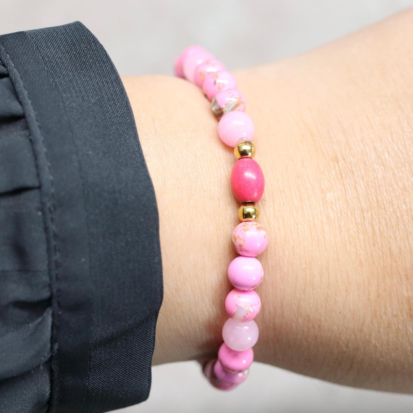 VILNIUS CALM | Natuursteen armband | 6mm | Normal Fit