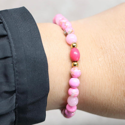 VILNIUS CALM | Natuursteen armband | 6mm | Normal Fit