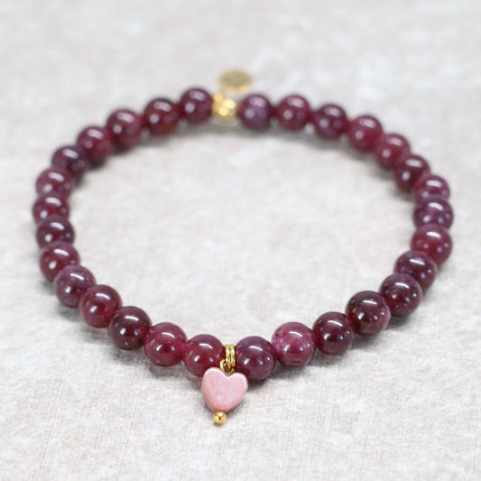 MOJAVE DUSK | Granaat armband | 6mm | Normal Fit