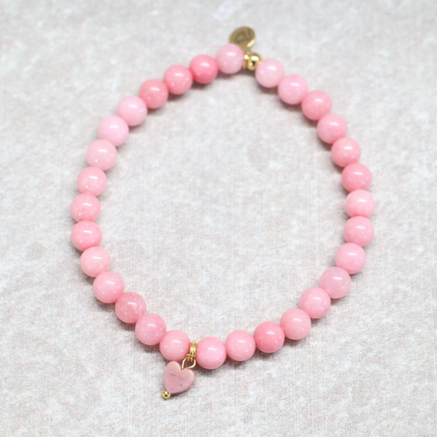 PALM SPRINGS LOVE | Rhodoniet armband | 6mm | Normal Fit
