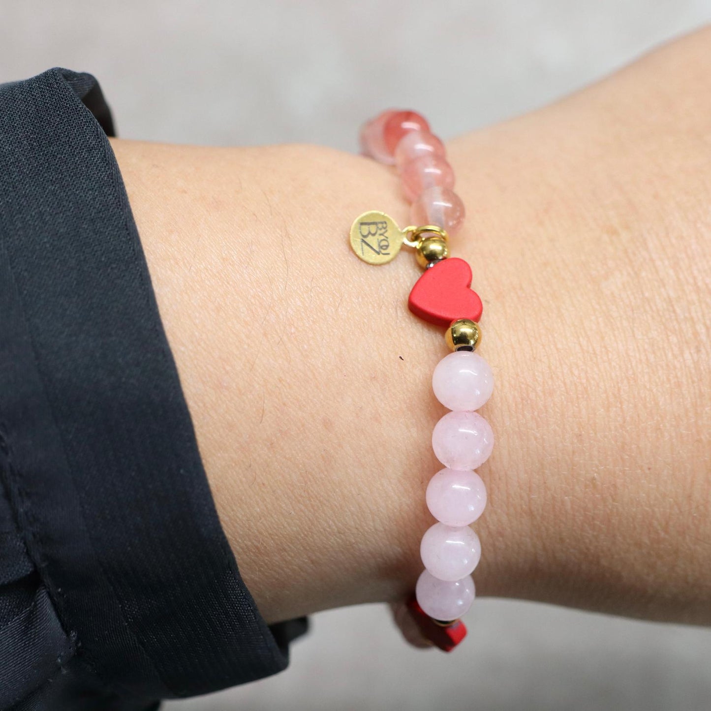 VERONA AMOUR | Natuursteen armband mix | 6mm | Normal Fit
