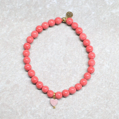 ARIZONA FLAME | Koraal armband | 6mm | Normal Fit