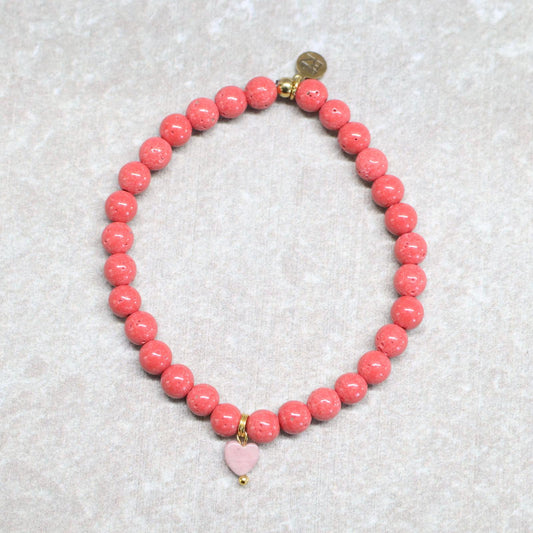 ARIZONA FLAME | Koraal armband | 6mm | Normal Fit