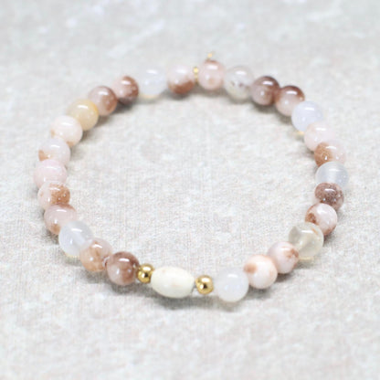 VILNIUS CALM | Natuursteen armband | 6mm | Normal Fit