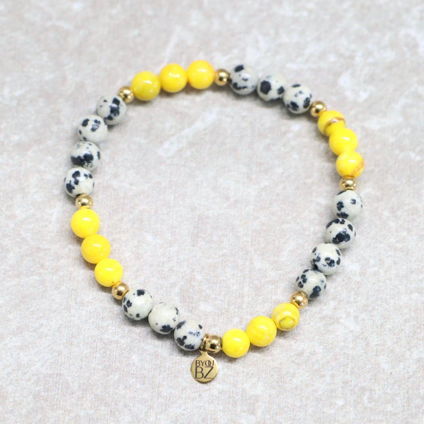 SPIRIT OF OAXACA | Dalmatiër jaspis armband | 6mm | Normal Fit