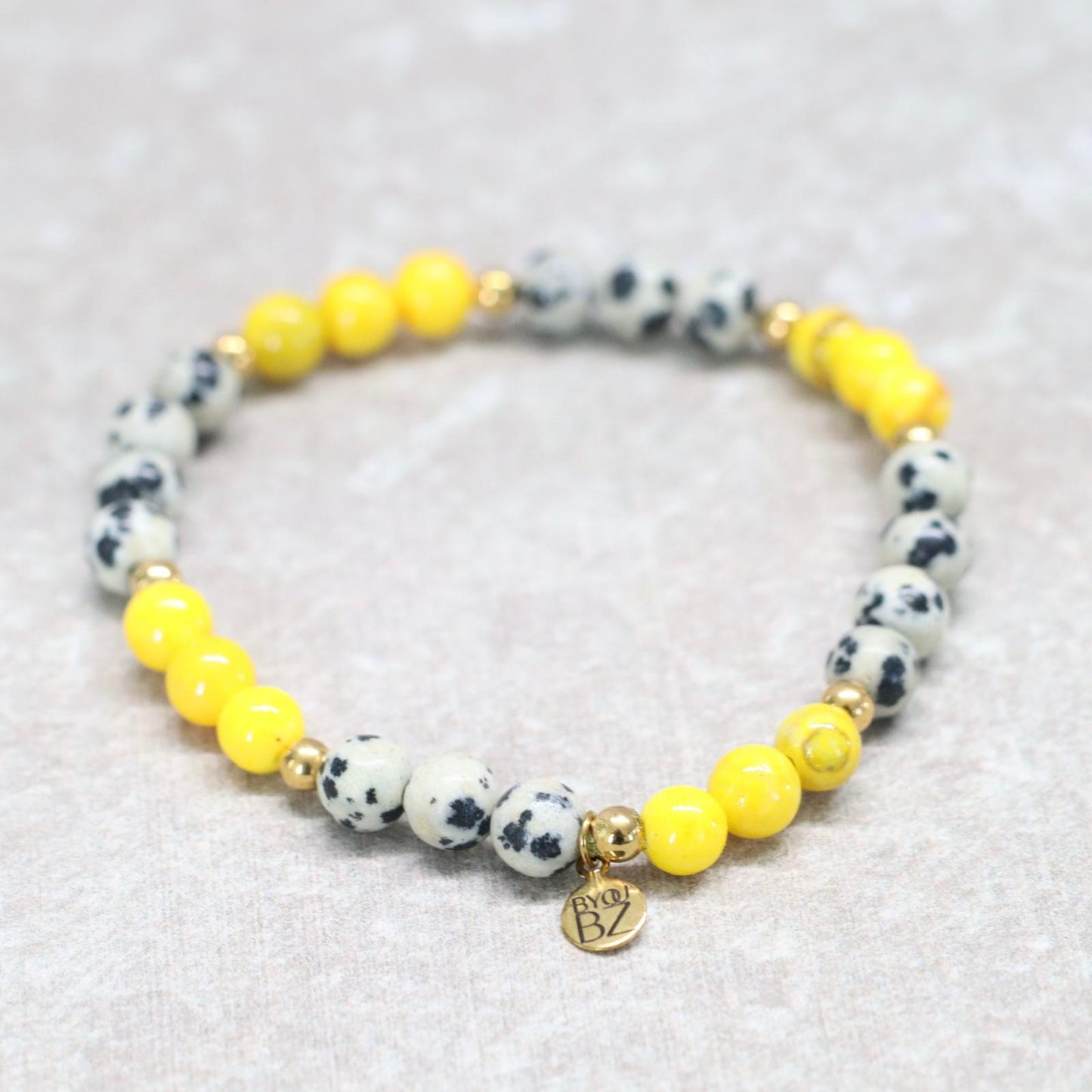 SPIRIT OF OAXACA | Dalmatiër jaspis armband | 6mm | Normal Fit