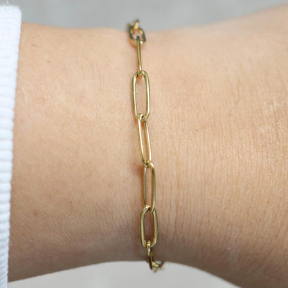 Basis armband C | Goud | 17cm