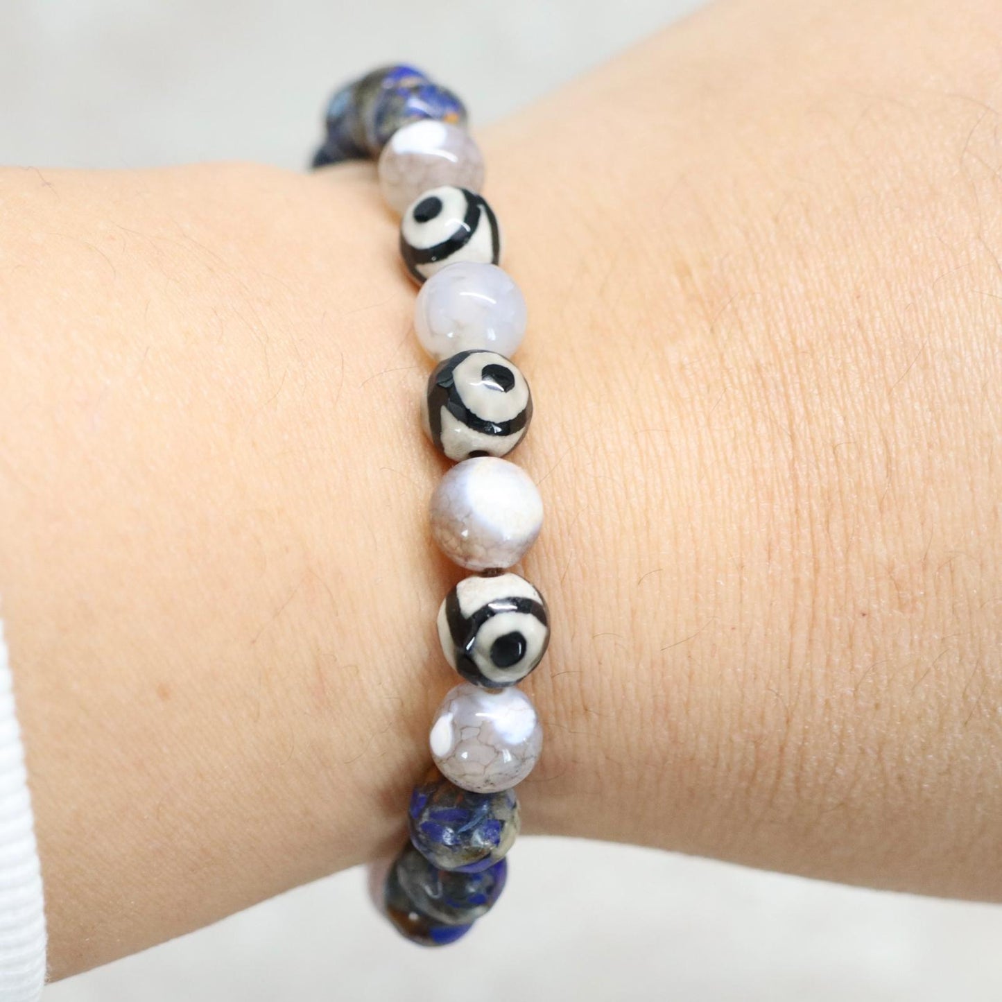 EVEREST ALTITUDE | Natuursteen armband mix | 8mm | Normal Fit
