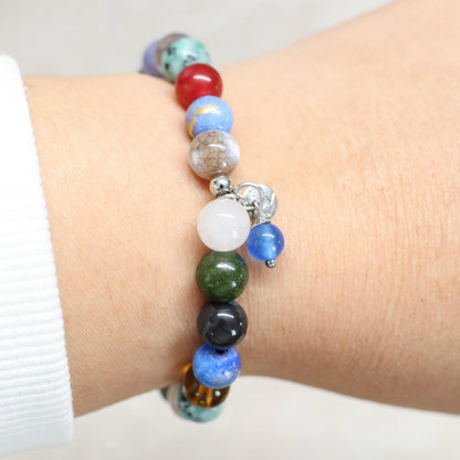 MEXICO CITY VIBES | Natuursteen armband mix | 8mm | Normal Fit