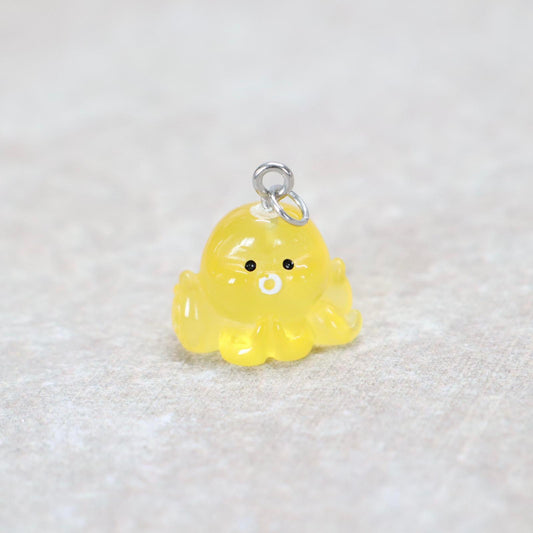 Bedel | Overig | Octopus | Geel transparant | Zilver