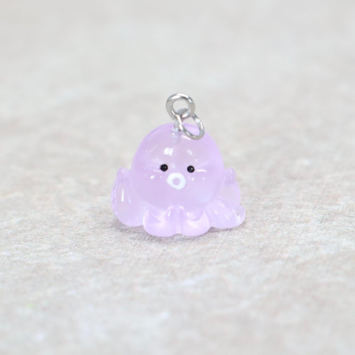 Bedel | Overig | Octopus | Paars transparant | Zilver