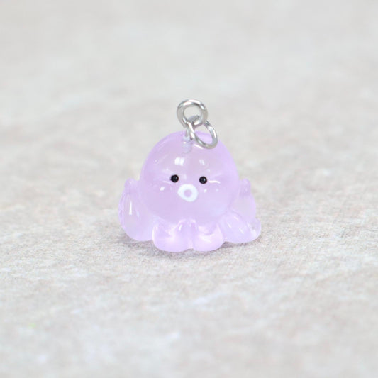 Bedel | Overig | Octopus | Paars transparant | Zilver