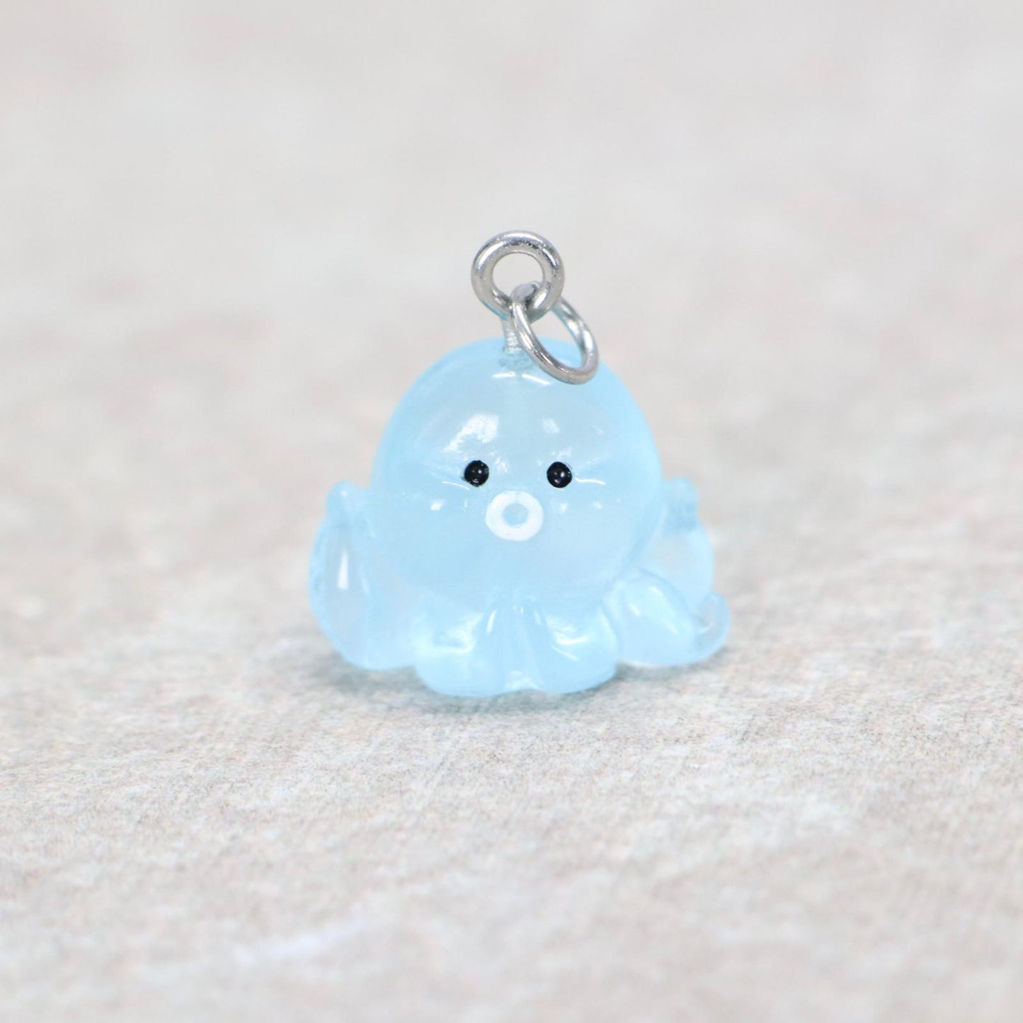 Bedel | Overig | Octopus | Blauw transparant | Zilver